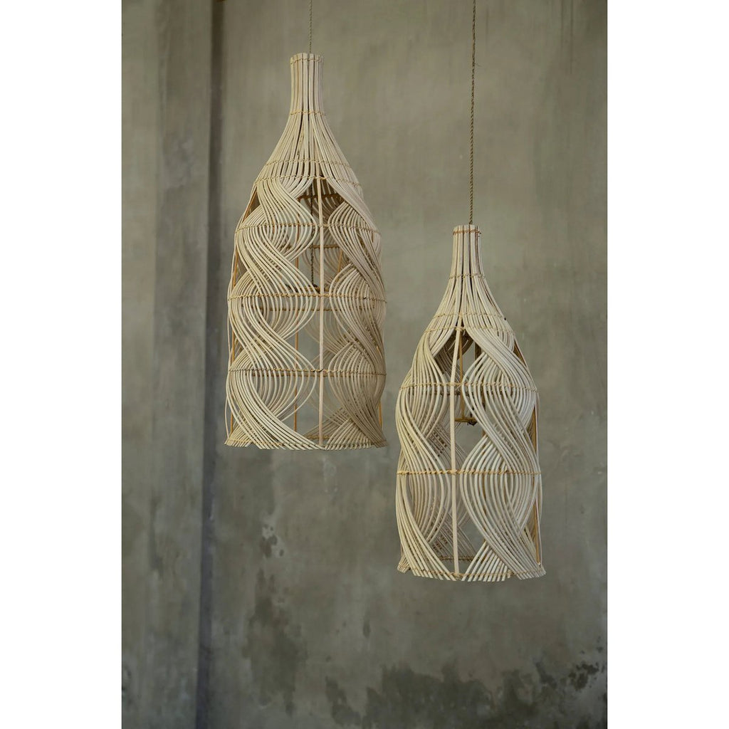Suspension en rotin Garaffa – Naturel – L | Bazar Bizar