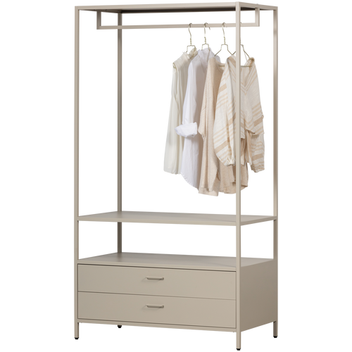 FERRIS OUVERT ARMOIRE 100 CM METAL SABLE