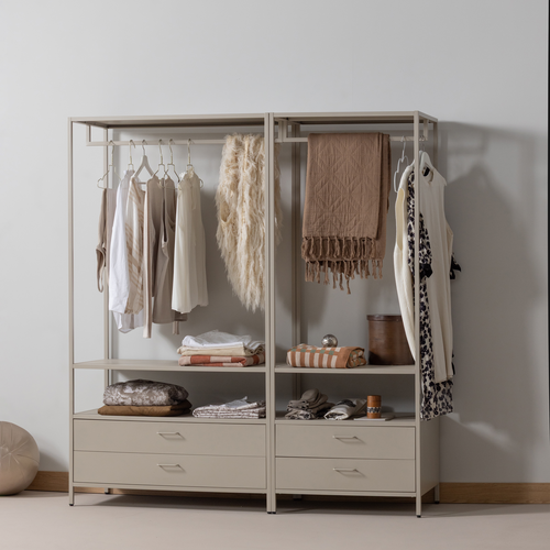 FERRIS OUVERT ARMOIRE 70 CM METAL SABLE