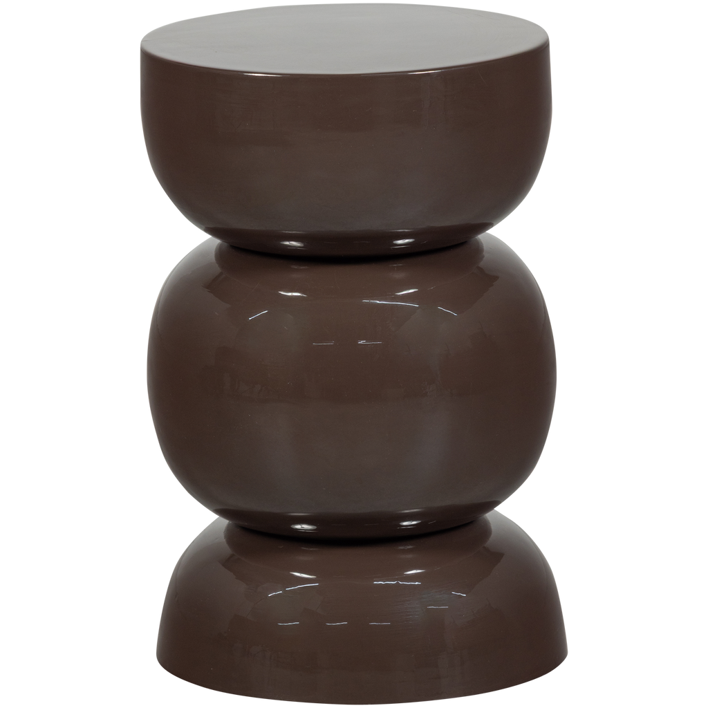 BRENO TABLE D'APPOINT METAL MARRON FONCE