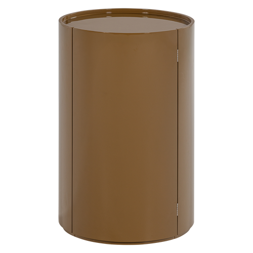 SERA ARMOIRE RONDE 72XO45 CM BOIS BRILLANT JAUNE MIEL [fsc]