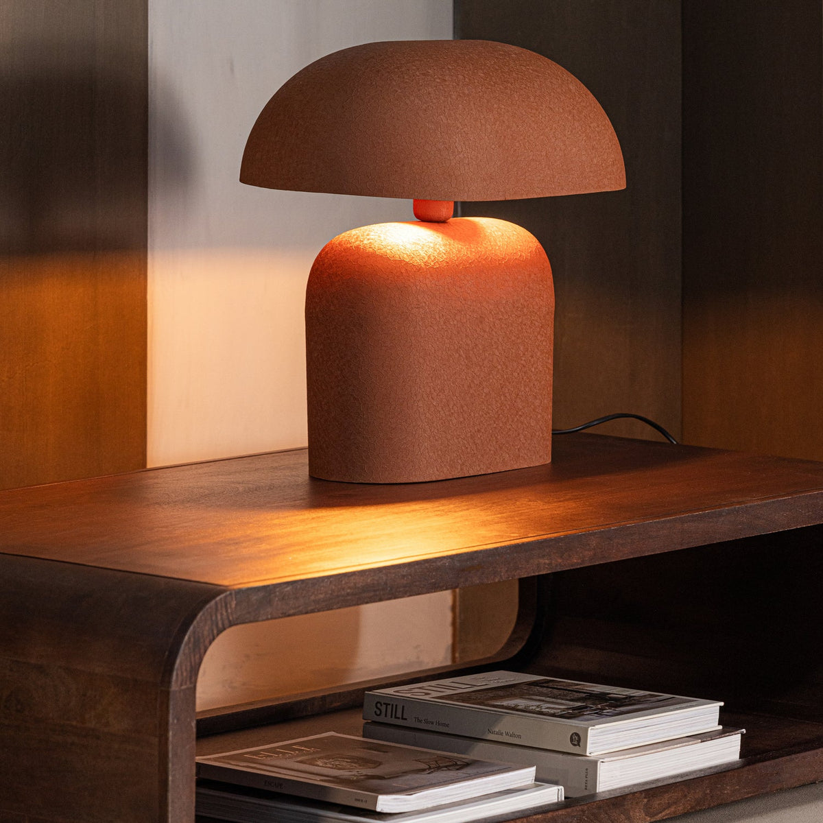 TILO LAMPE DE TABLE 45X44X32 CM METAL BRUN