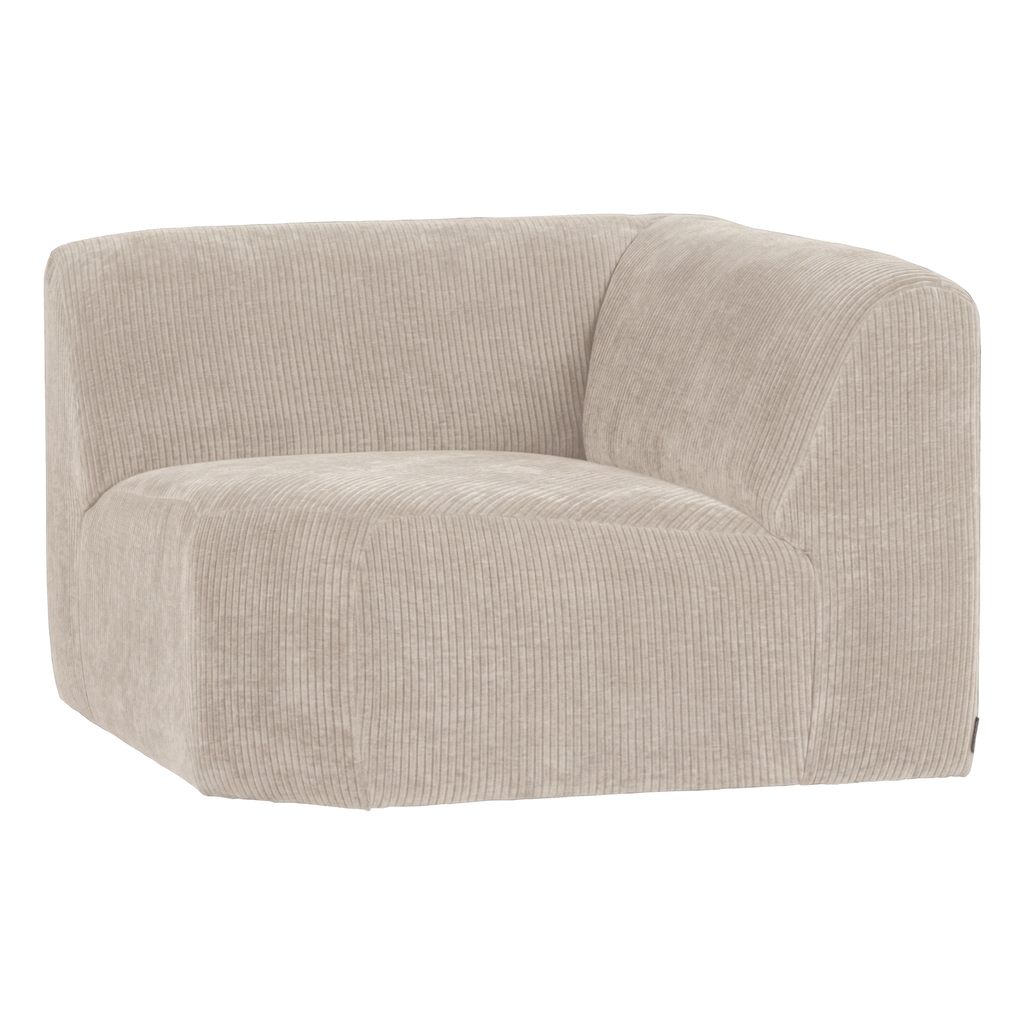 MOJO BASE ELEMENT DE COIN DROIT TISSU COTELE ECRU [fsc]