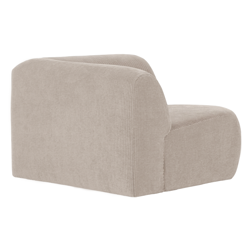 MOJO BASE ELEMENT DE COIN DROIT TISSU COTELE ECRU [fsc]