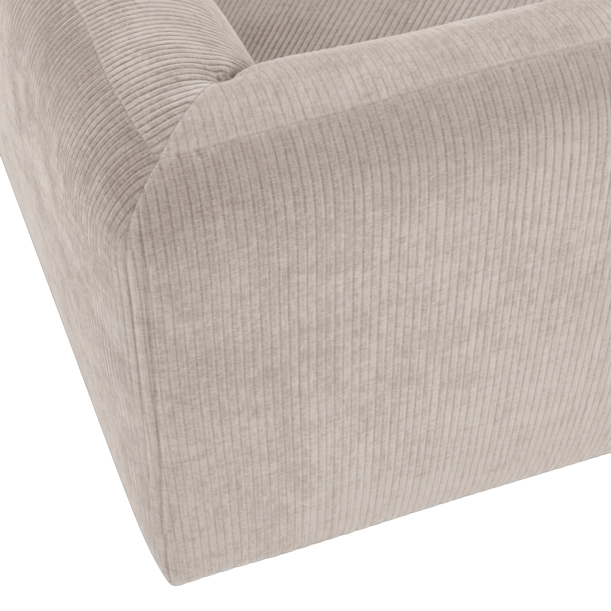 MOJO BASE ELEMENT DE COIN DROIT TISSU COTELE ECRU [fsc]