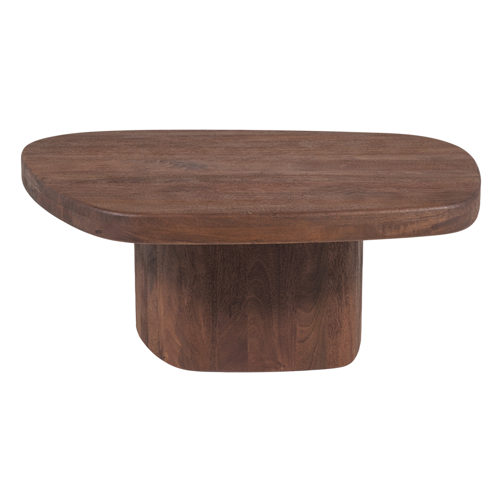 NODU TABLE DE BASSE BOIS DE MANGO BRUN [fsc]
