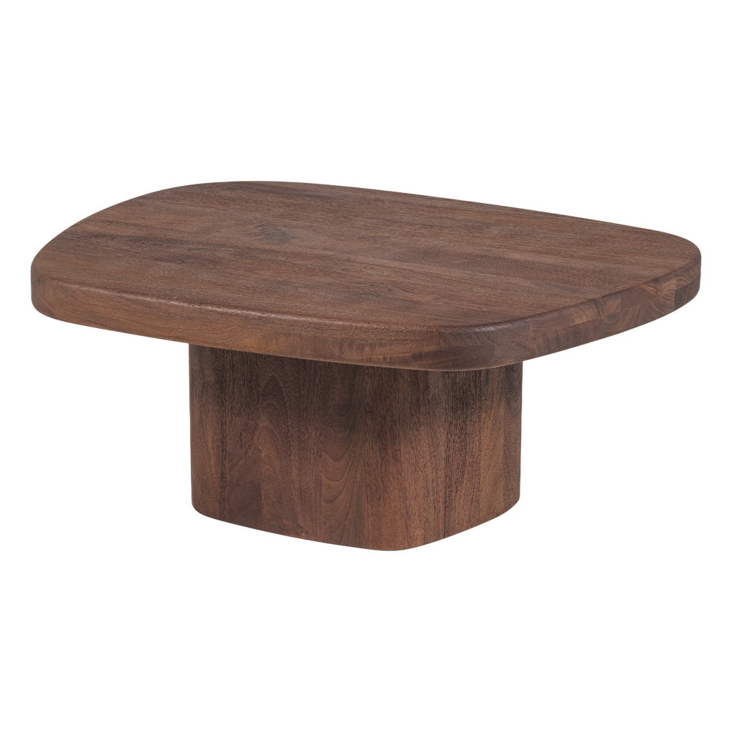 NODU TABLE DE BASSE BOIS DE MANGO BRUN [fsc]