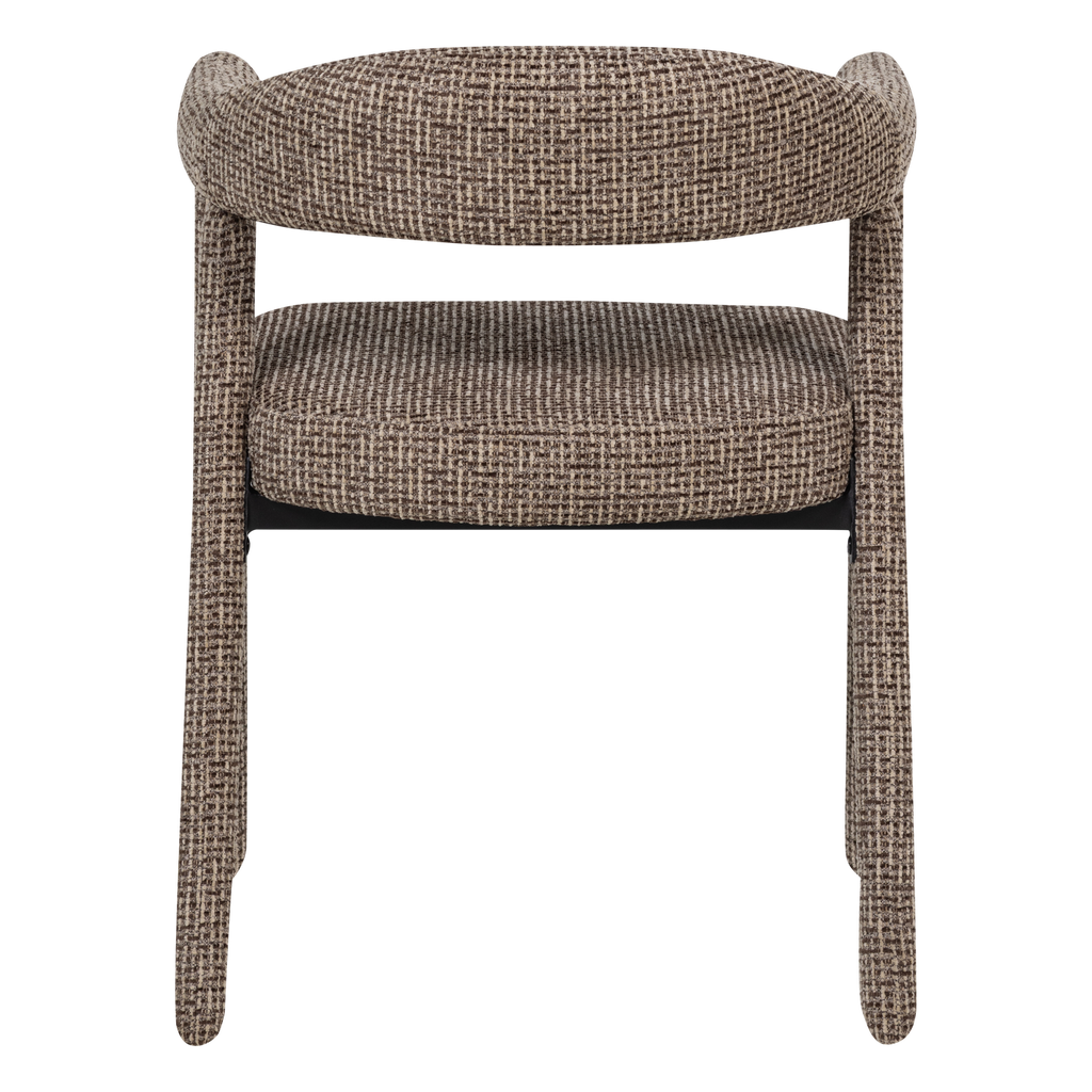 SEDO CHAISE SALLE MANGER ACCOUDOIR BRUN - SET DE 2 [fsc]