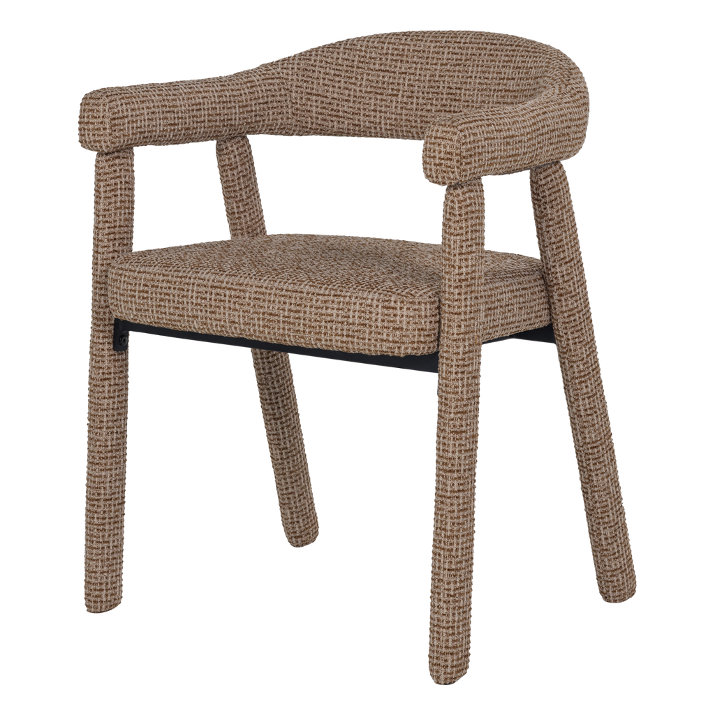 SEDO CHAISE SALLE MANGER ACCOUDOIR BRUN CLAIR - SET 2 [fsc]