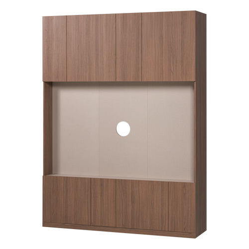 BUILD TV ARMOIRE RANGEMENT 160 CM DECOR CHENE BRUN [fsc]