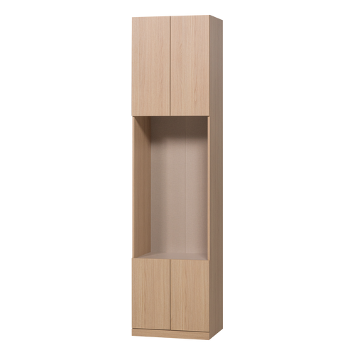 BUILD ARMOIRE MI-OUVERTE EN DECOR DE CHENE NATUREL [fsc]