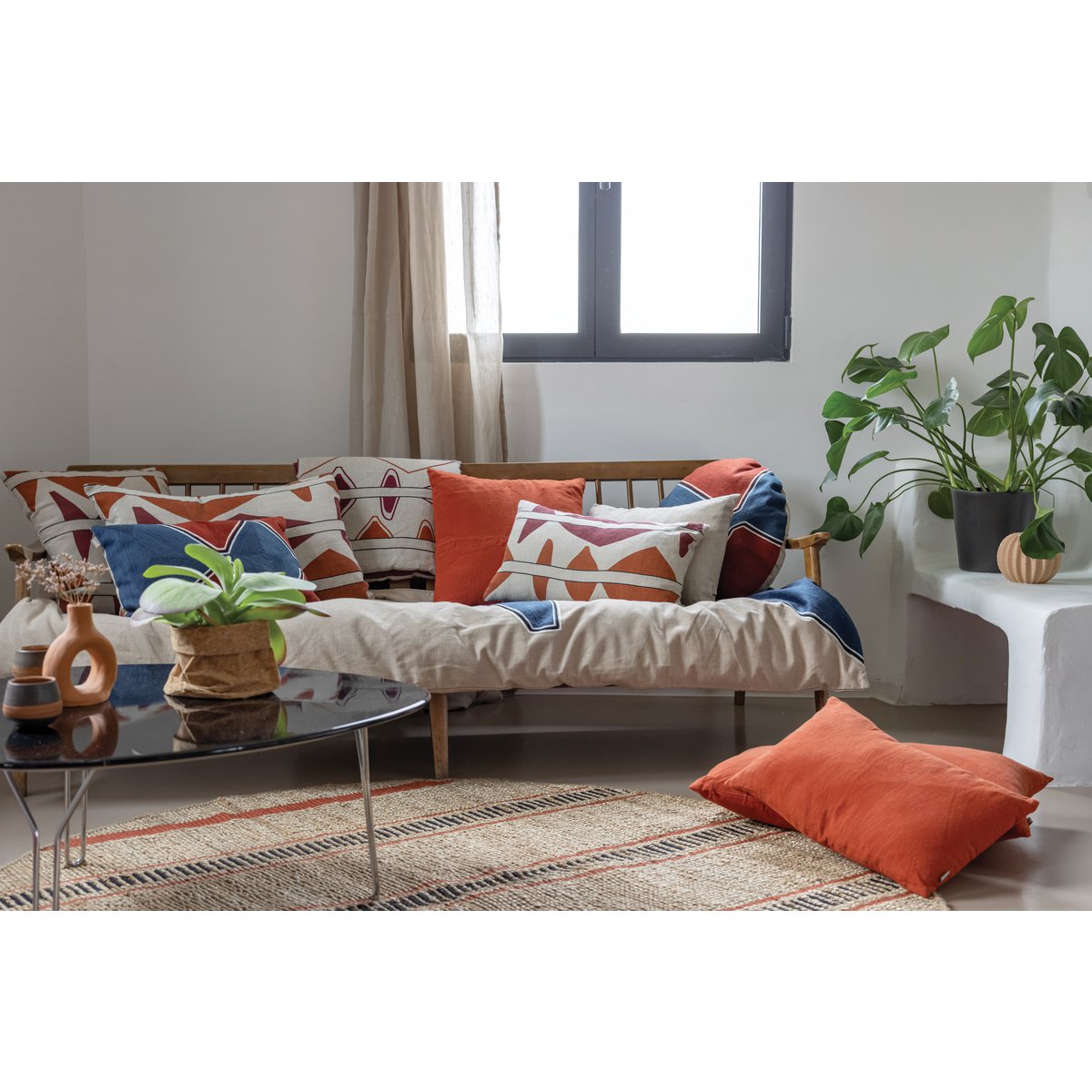Coussin Mila Rubis Diamètre 50