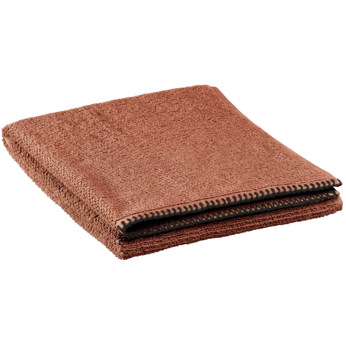 Serviette de toilette Bora Cacao en coton 50 × 100 cm