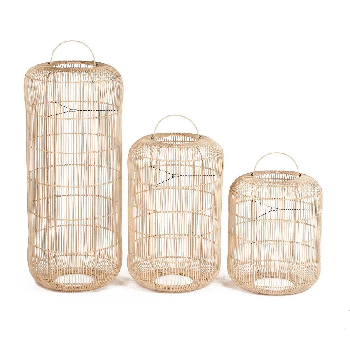 Suspension en rotin Bozelo – Naturel – M | Bazar Bizar