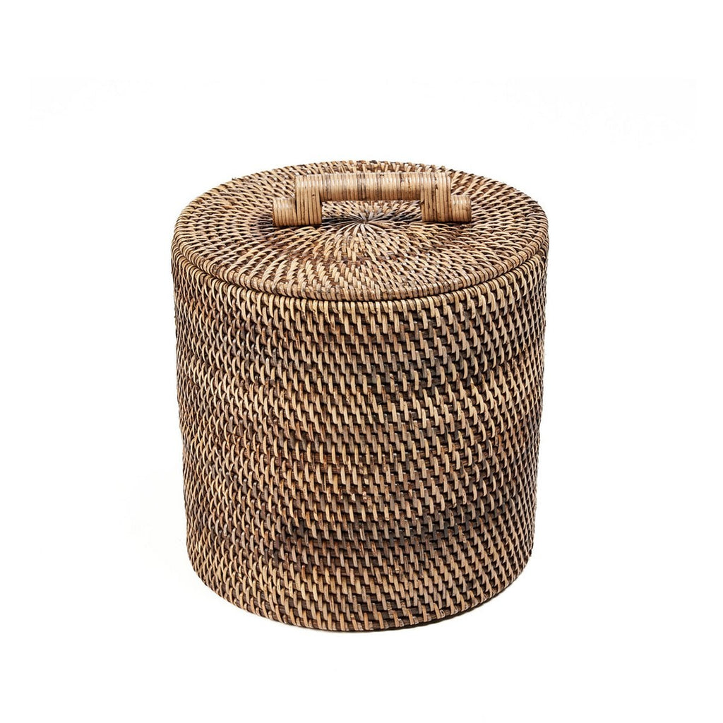 Panier de rangement en rotin – Brun Naturel – Bas | Bazar Bizar