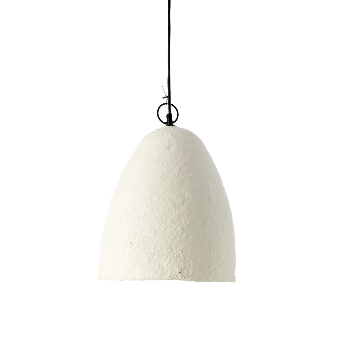 Suspension en papier mâché Savana – Blanc – S | Bazar Bizar