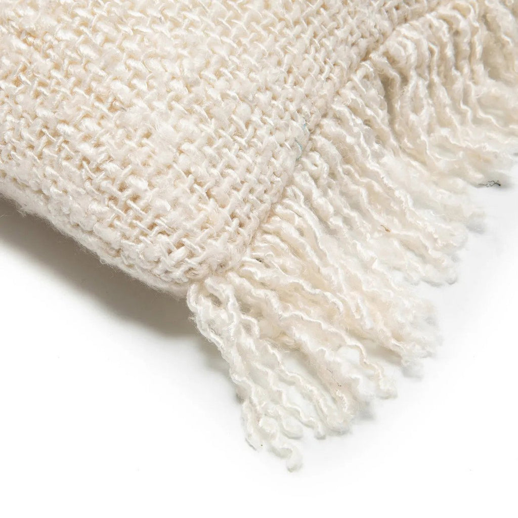 Housse de coussin en coton Oh My Gee – Crème – 30×50cm | Bazar Bizar