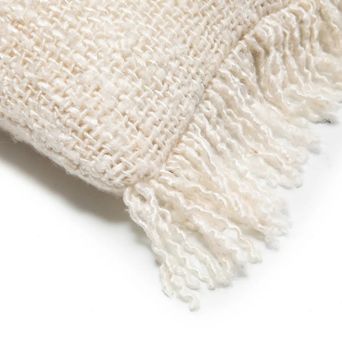 Housse de coussin en coton Oh My Gee – Crème – 30×50cm | Bazar Bizar
