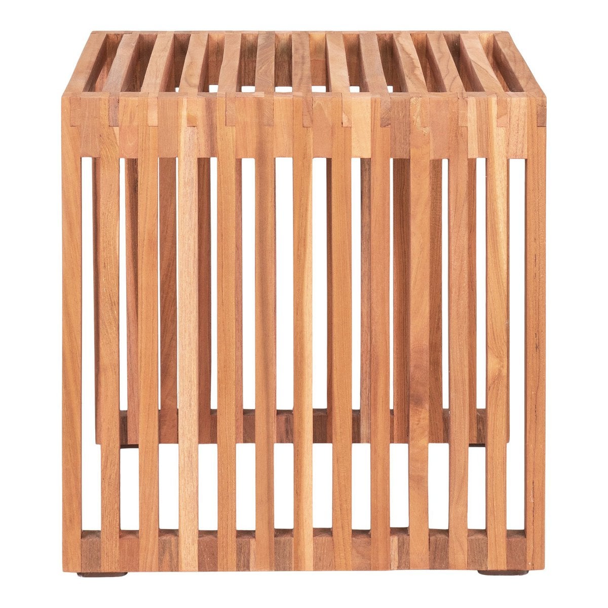 Pego – Table d’appoint en teck naturel – 40x40x40 cm