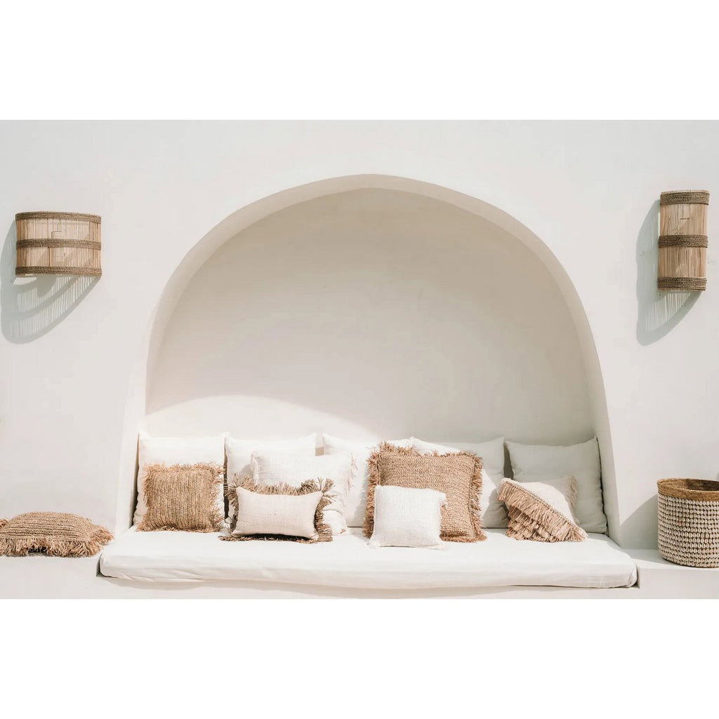 Housse de coussin en coton Oh My Gee – Crème – 40×40cm | Bazar Bizar