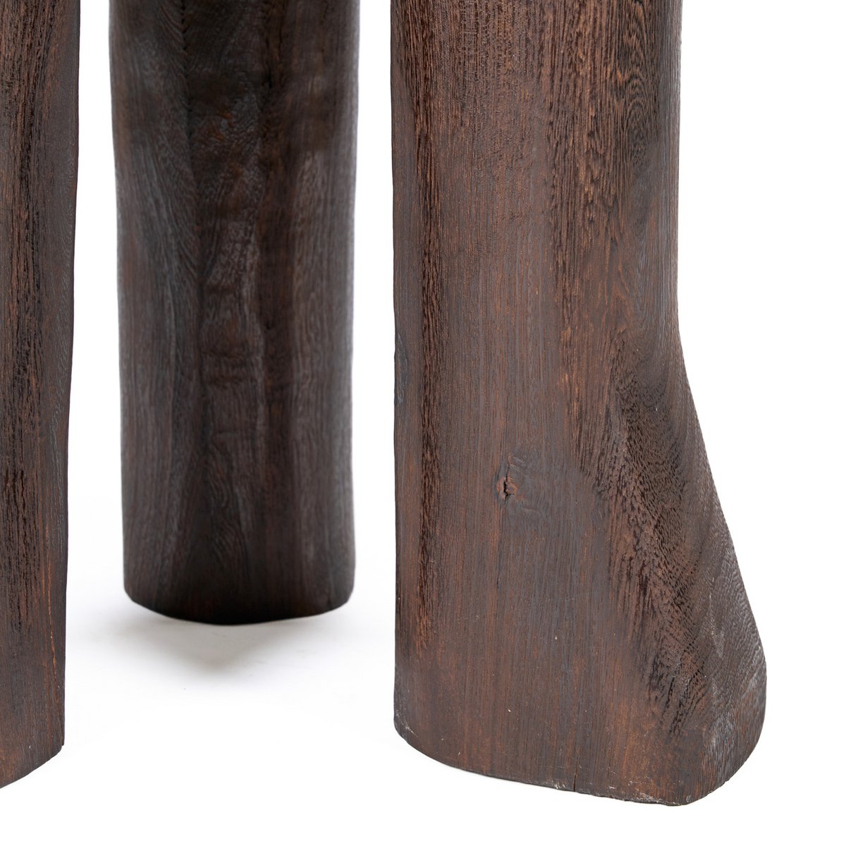 Table d’appoint trépied Java – Noyer foncé | Bazar Bizar