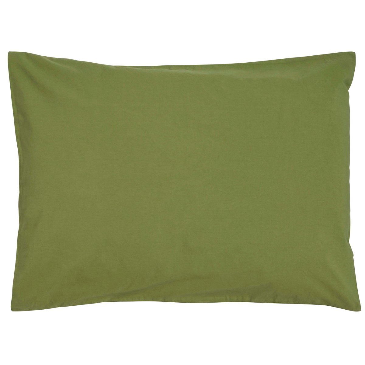 Céleste Vert Olive Cotton Organic – Taie d'Oreiller – 50x80