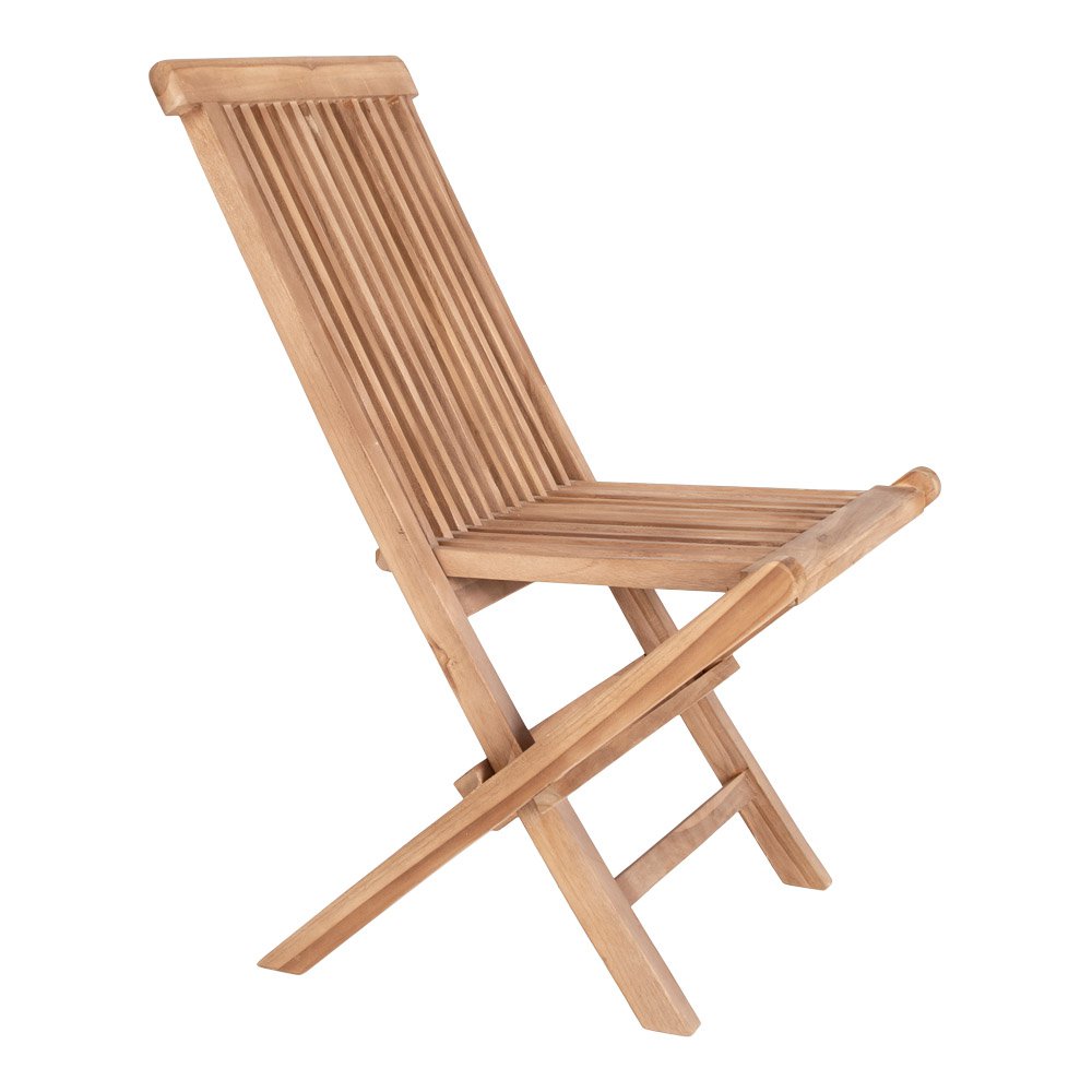 Chaise Toledo – Teck naturel, intérieur & extérieur (lot de 2)