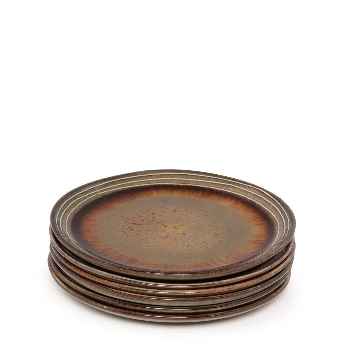 Assiette à salade en grès Comporta – M | Bazar Bizar