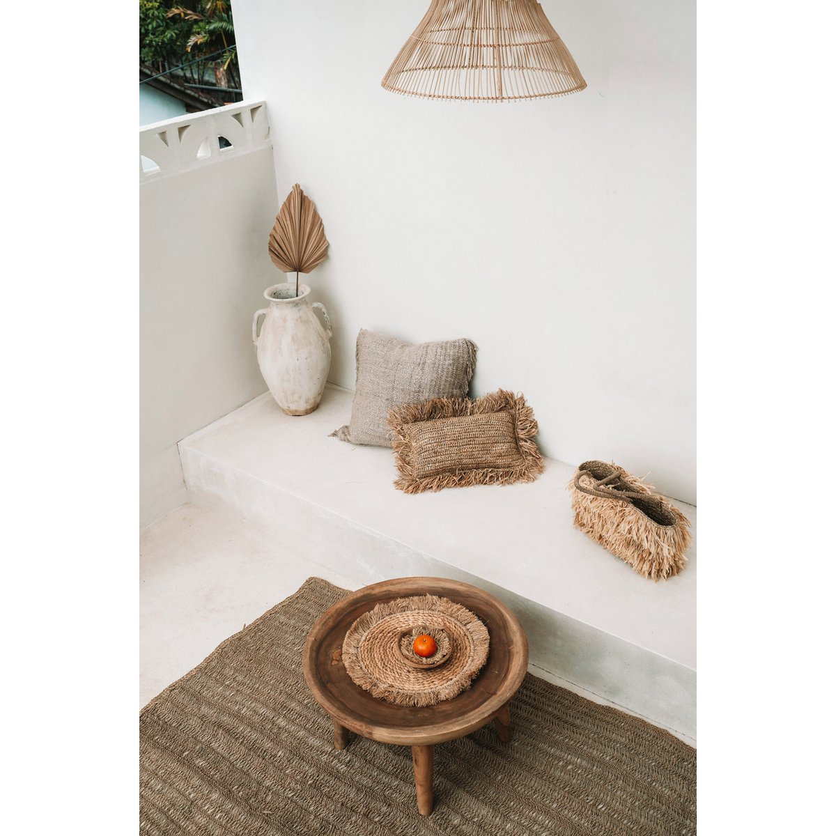 Set de table en herbes marines et raphia – Naturel | Bazar Bizar
