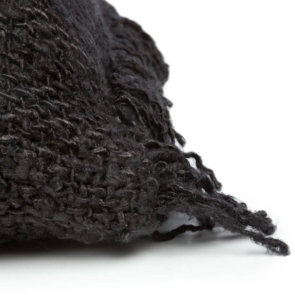 Housse de coussin longue Oh My Gee – Noir Marine – 35×100cm | Bazar Bizar