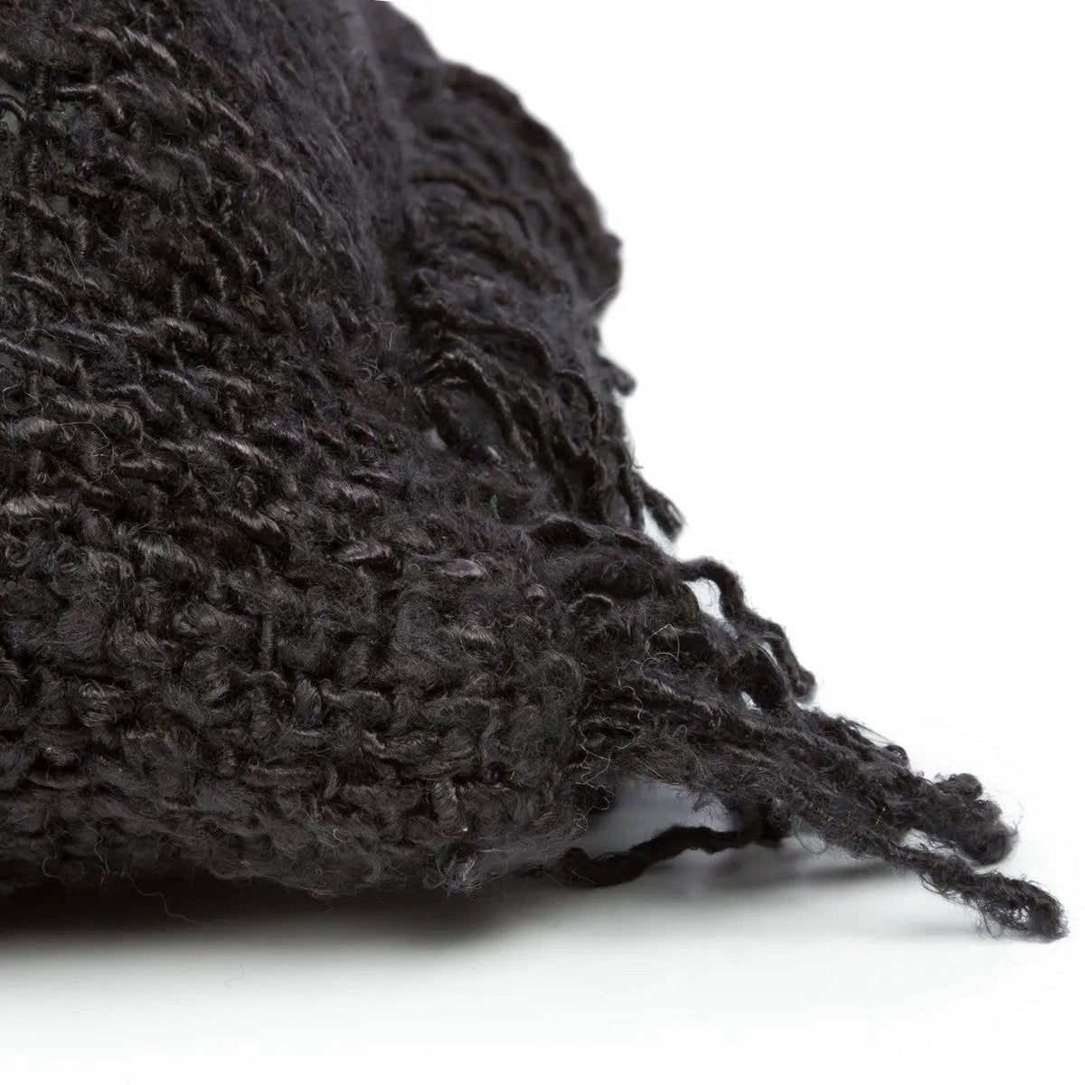 Housse de coussin longue Oh My Gee – Noir Marine – 35×100cm | Bazar Bizar