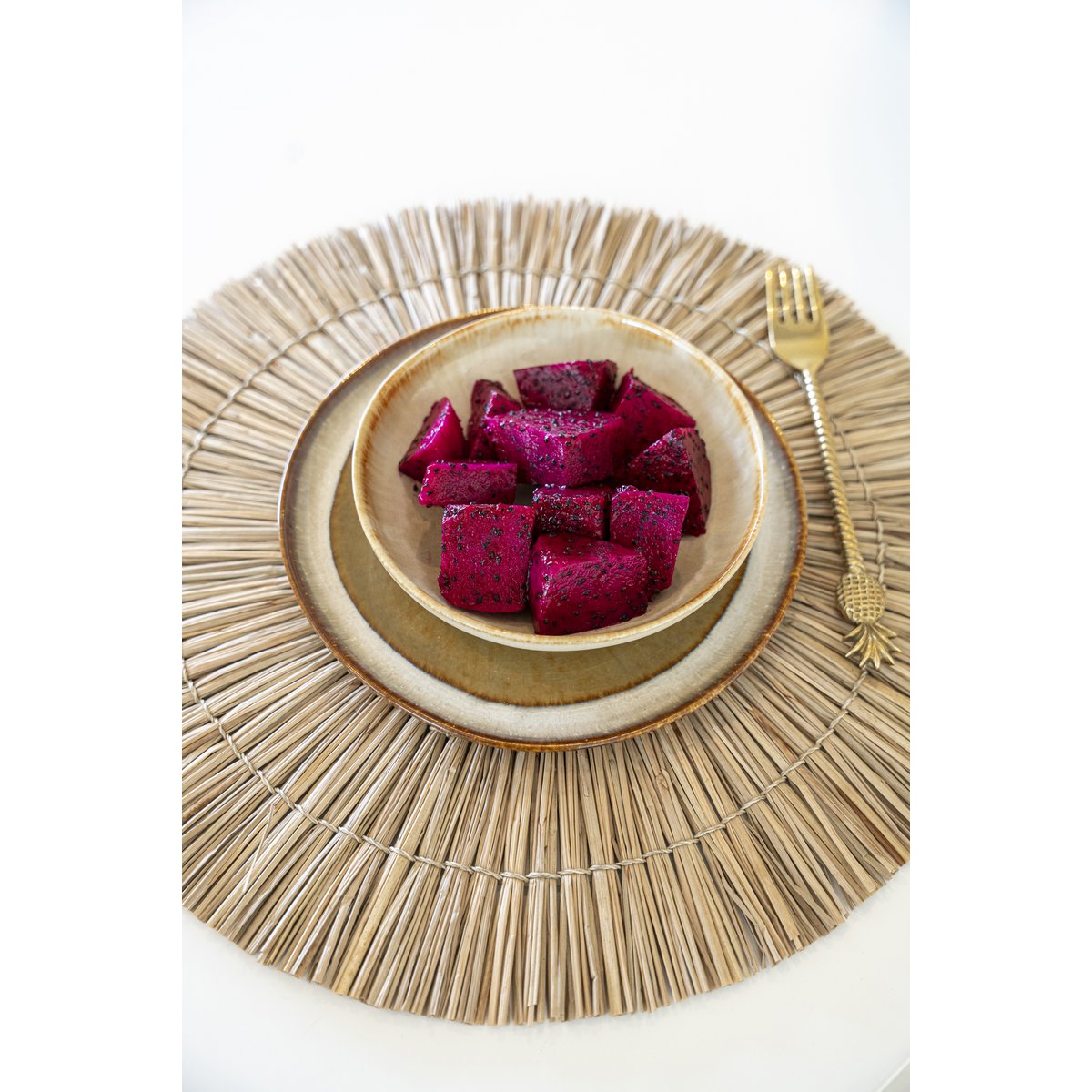 Assiette apéritif en grès Comporta – Glaçure Craquellée | Bazar Bizar