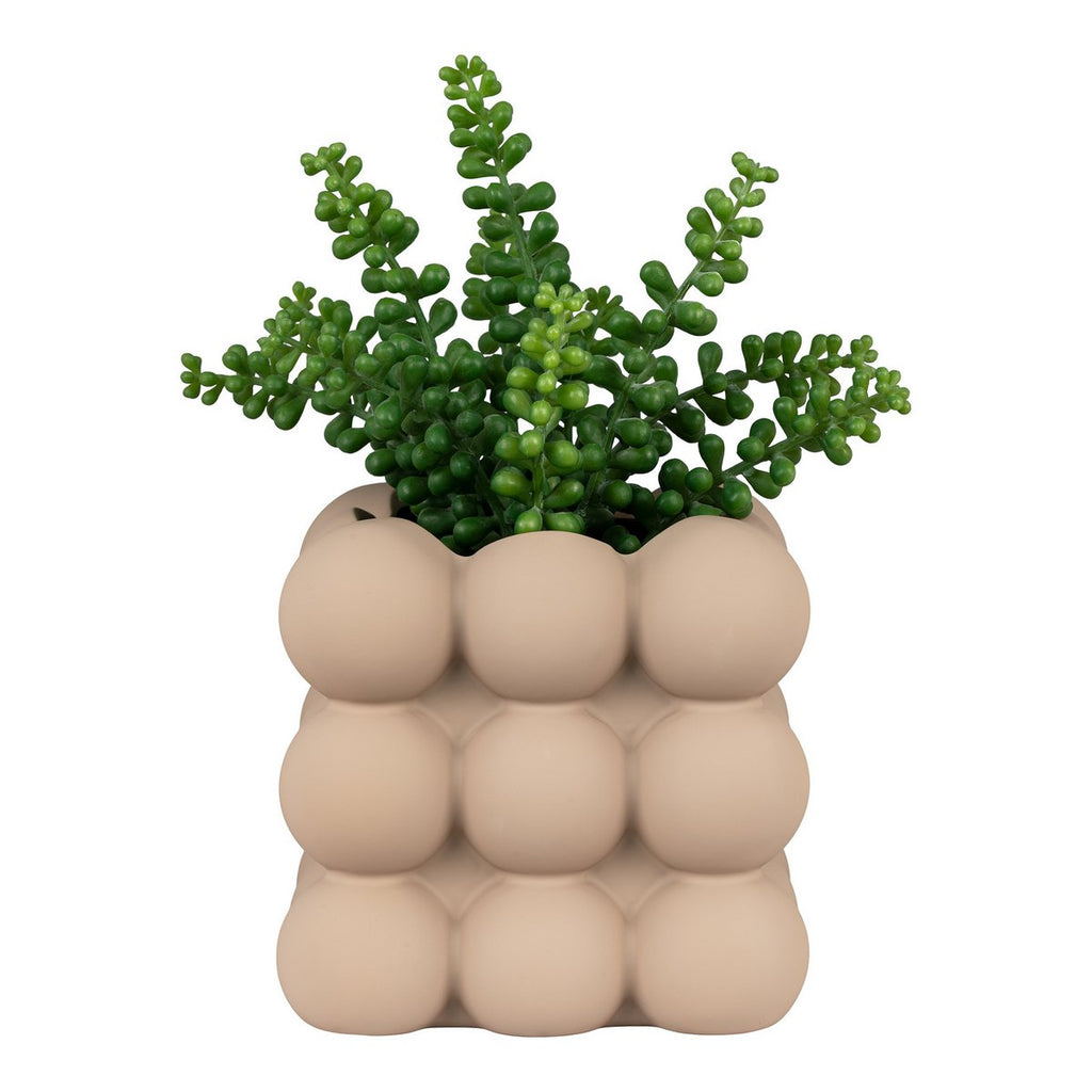 Pot de fleurs en grès – Marron