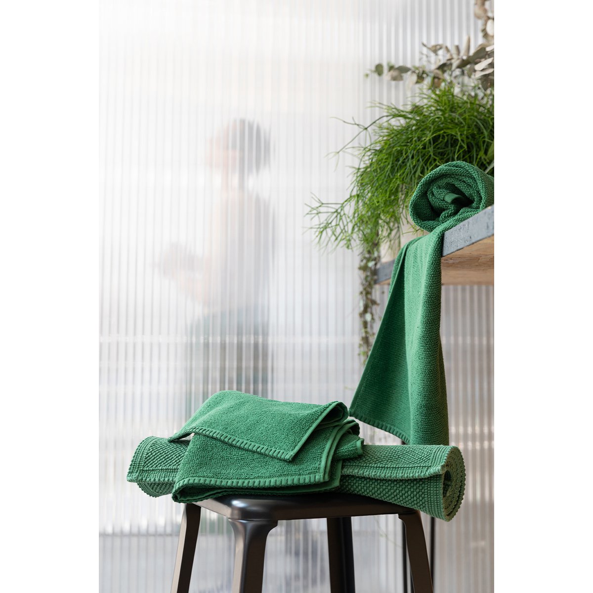 Etia Vert de Gris – Tapis de Bain 54 x 110 cm