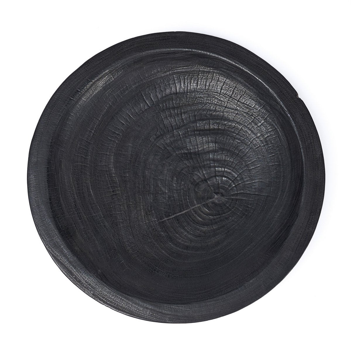 Bol décoratif en bois massif Bowlzilla – Noir – XL | Bazar Bizar