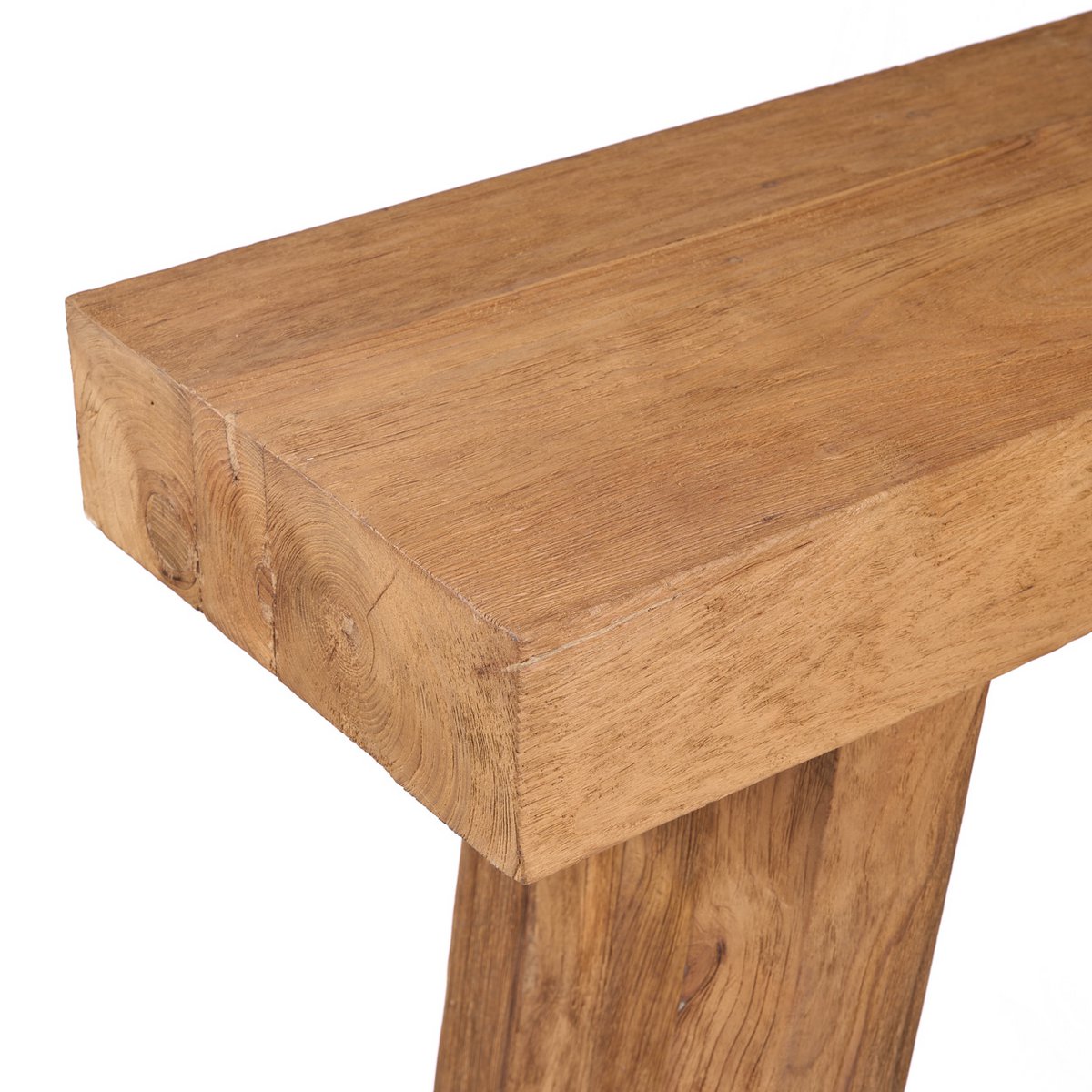 Console en teck massif Stance – Naturel | Bazar Bizar