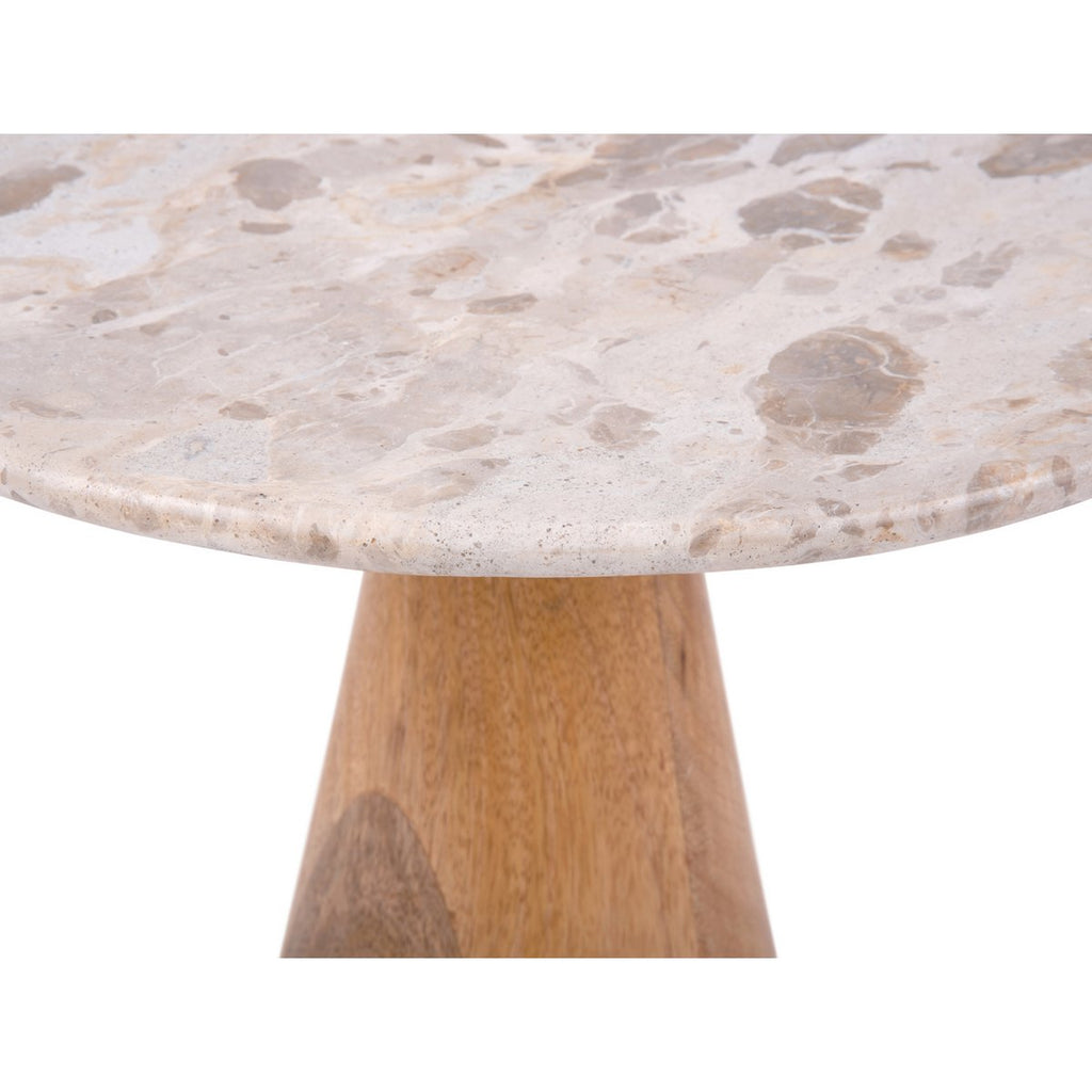 Table basse Force Large marbre et manguier