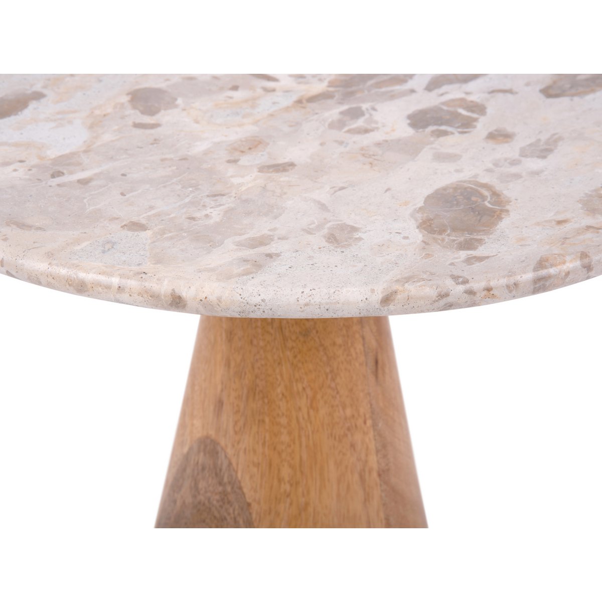 Table basse Force Large marbre et manguier
