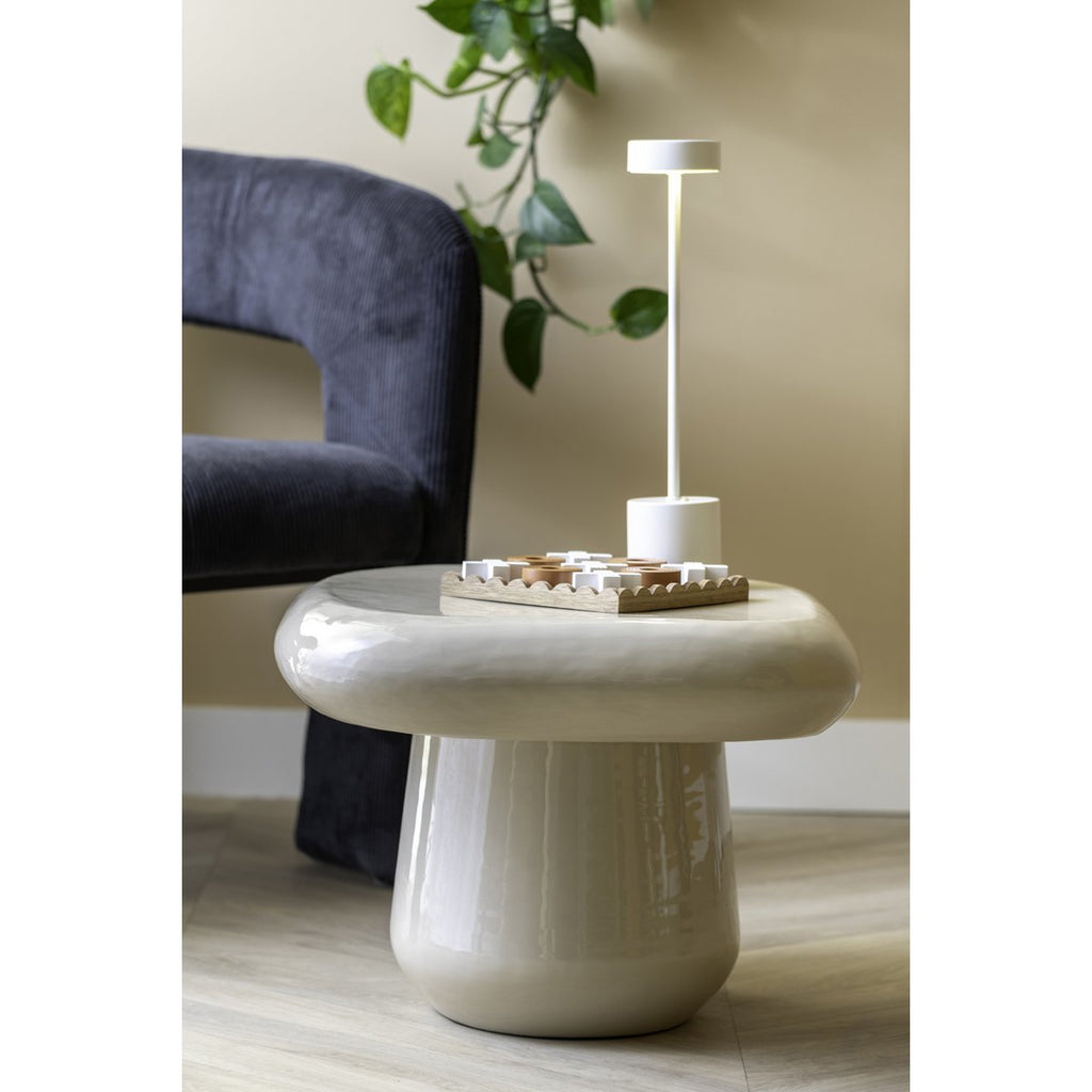 Table d'Appoint Roca – Blanc Crème