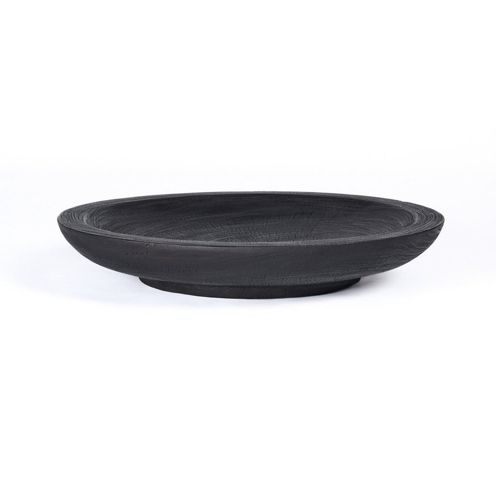 Bol décoratif en bois massif Bowlzilla – Noir – XL | Bazar Bizar
