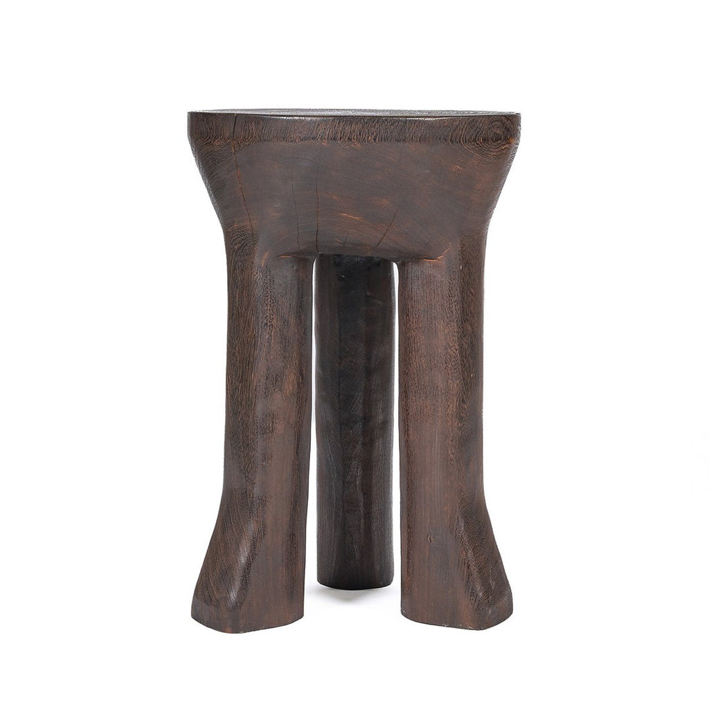 Table d’appoint trépied Java – Noyer foncé | Bazar Bizar