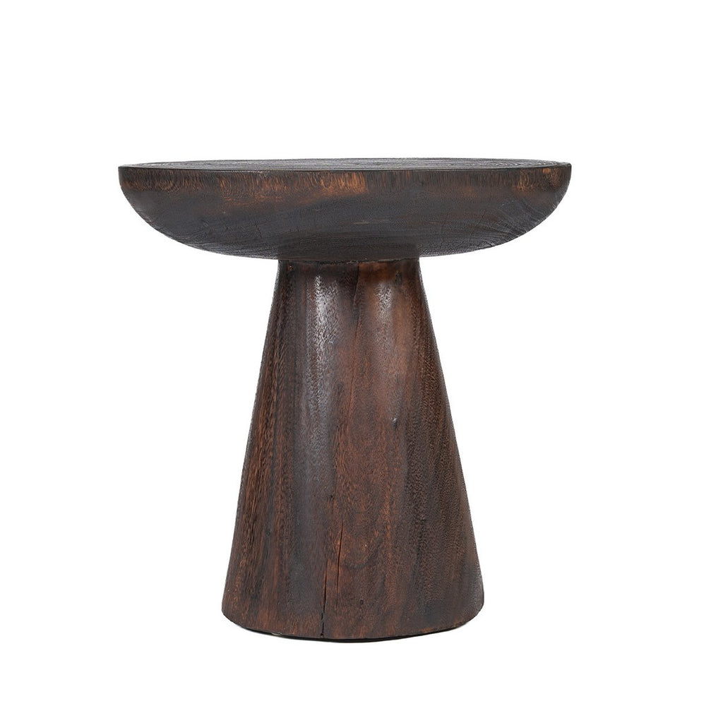 Table d’appoint cône Cone Alone – Noyer foncé | Bazar Bizar