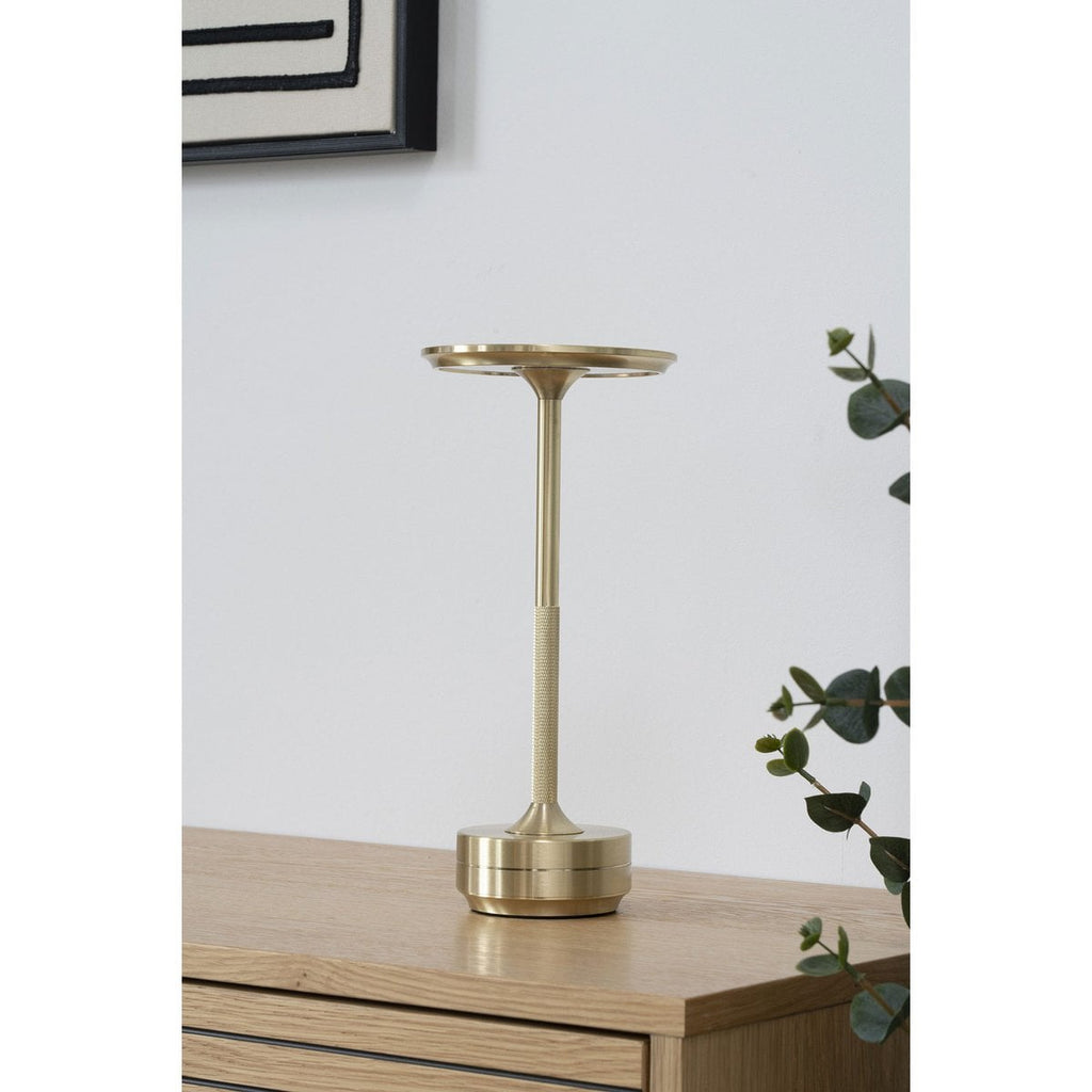 Lampe de Table LED Lyneham - Laiton, 13x13x28,5 cm