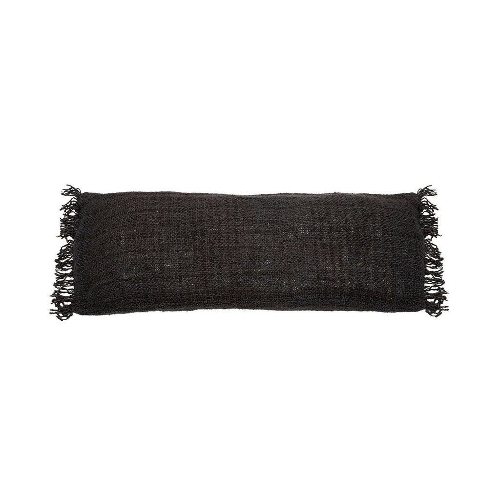 Housse de coussin longue Oh My Gee – Noir Marine – 35×100cm | Bazar Bizar