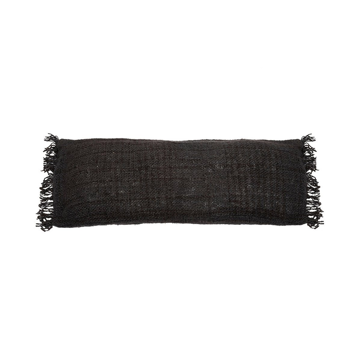 Housse de coussin longue Oh My Gee – Noir Marine – 35×100cm | Bazar Bizar