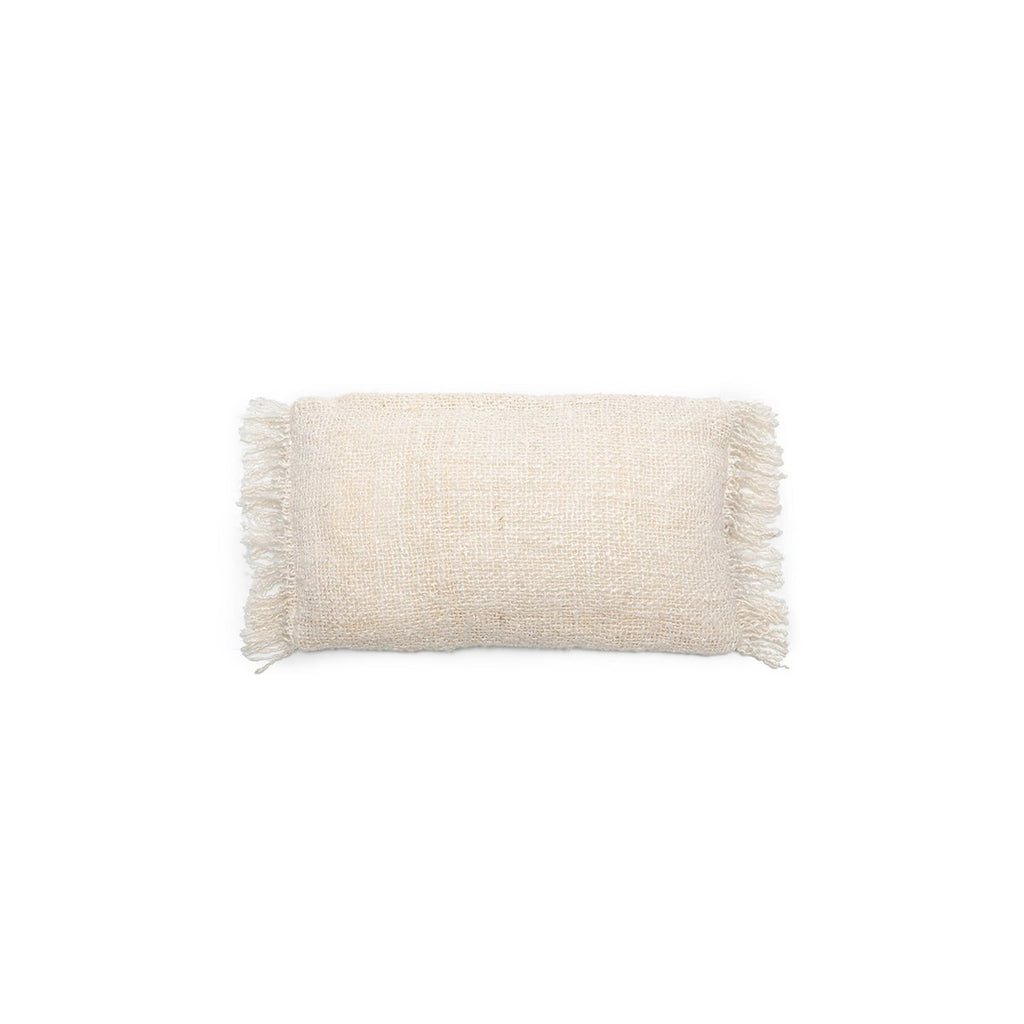 Housse de coussin en coton Oh My Gee – Crème – 30×50cm | Bazar Bizar