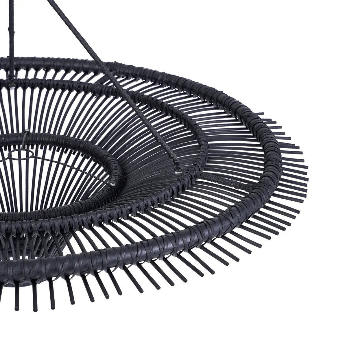 Suspension en rotin Le Ciel – Noir – XL | Bazar Bizar