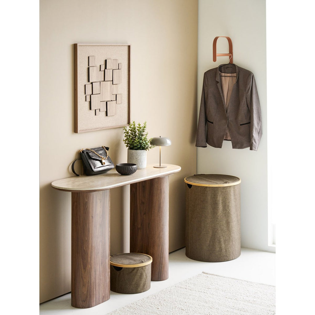 Portant à vêtements Gresto en métal cognac 3 × 30 × 80 cm