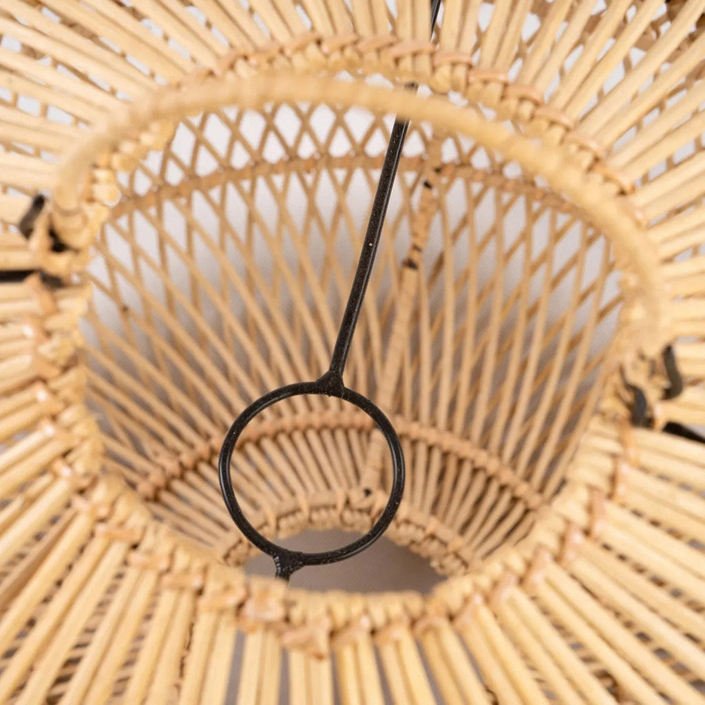Suspension en rotin Batu Bolong – Naturel – L | Bazar Bizar