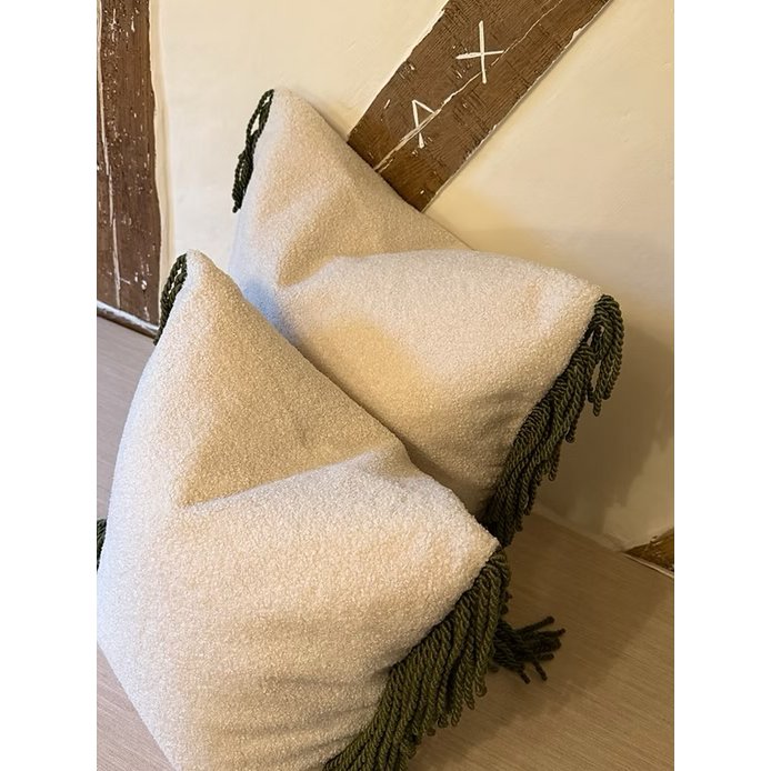 Coussin décoratif fait main Grace 60x60